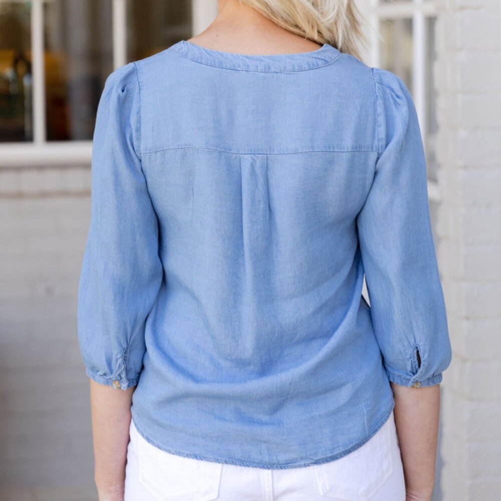 Nwt Chambray Pullover - image 4